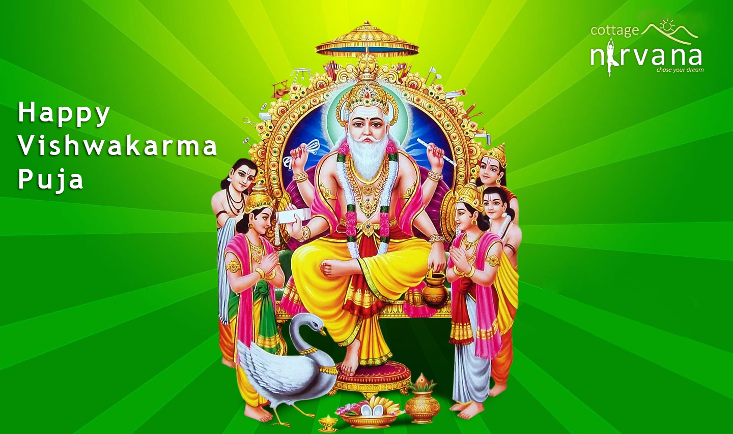 Happy Vishwakarma Puja Wallpaper