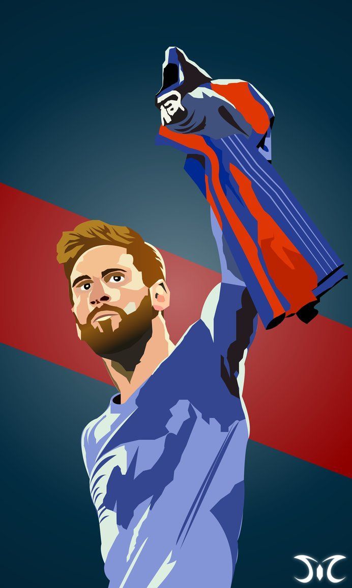 Messi Cartoon Wallpaper Free Messi Cartoon Background