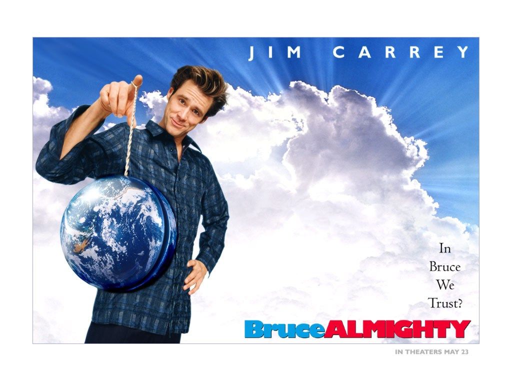 Jim Carrey Wallpaper: Bruce Almighty. Jim carrey, Movies, Film music books