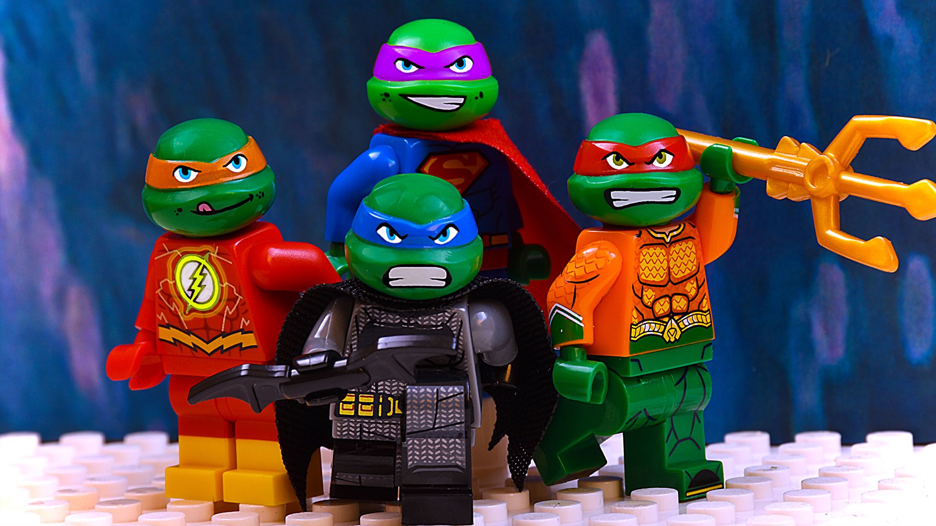 LEGO Ninja Turtles as Justice League