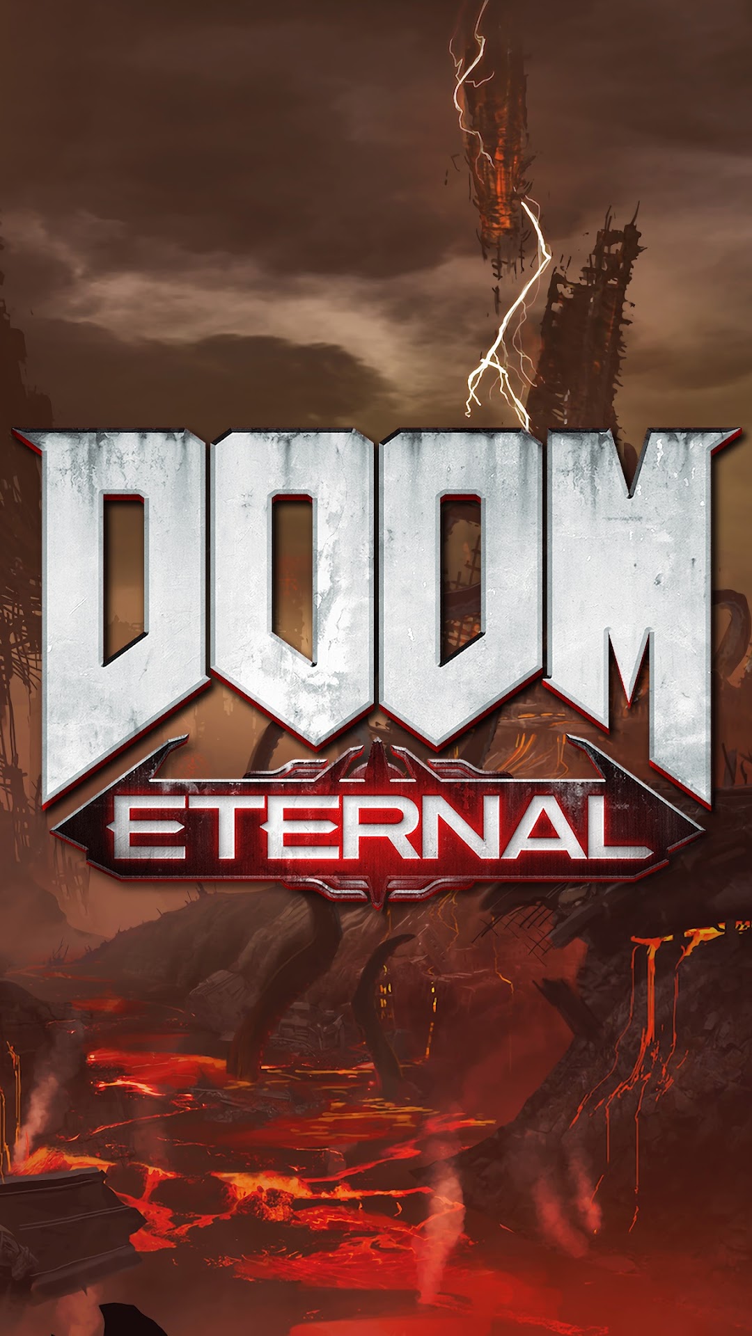 Doom Eternal, Logo phone HD Wallpaper, Image, Background, Photo and Picture. Mocah HD Wallpaper
