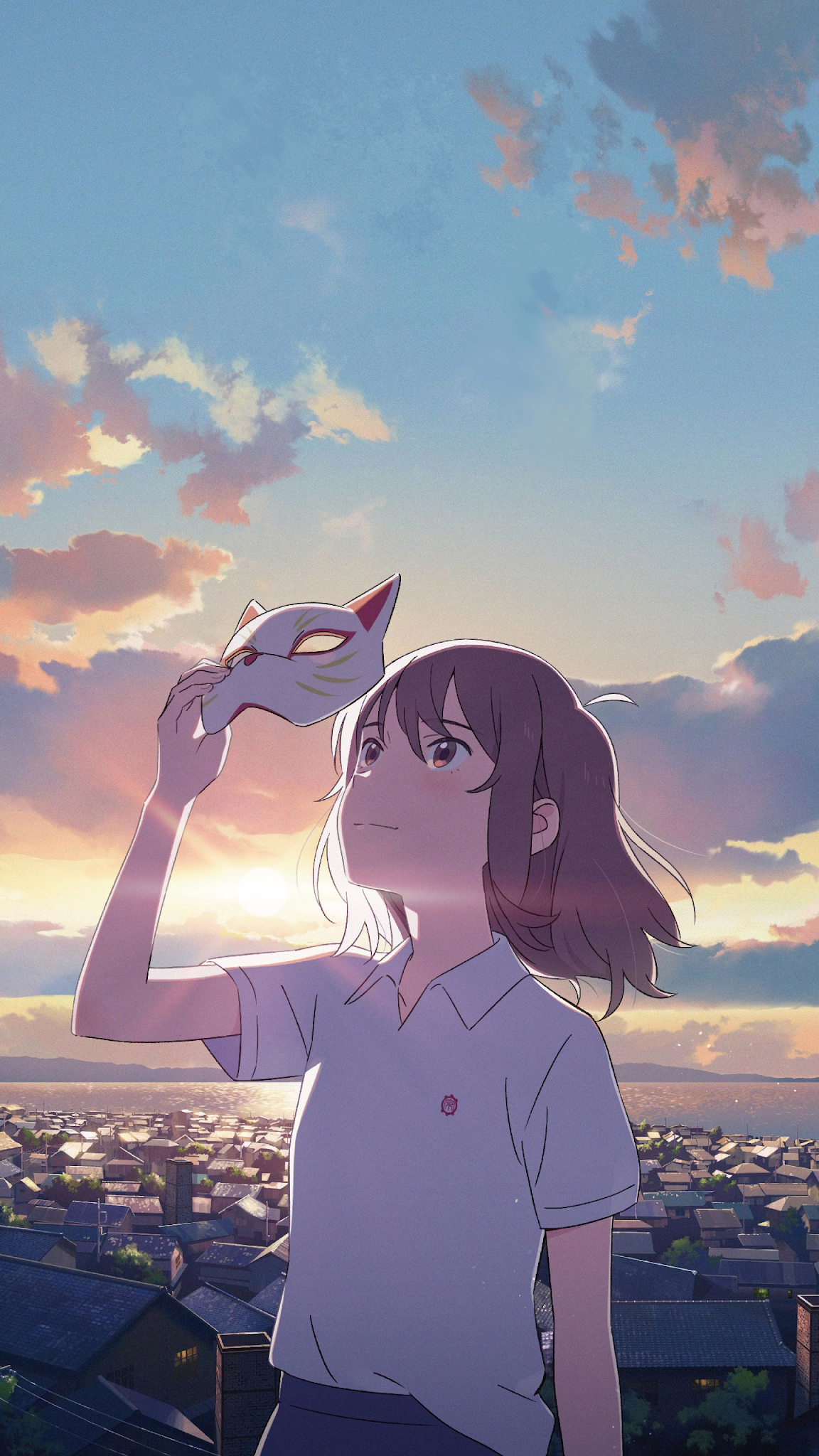 A Whisker Away Sasaki mobile wallpaper. Anime wallpaper, Cute anime wallpaper, Anime background wallpaper