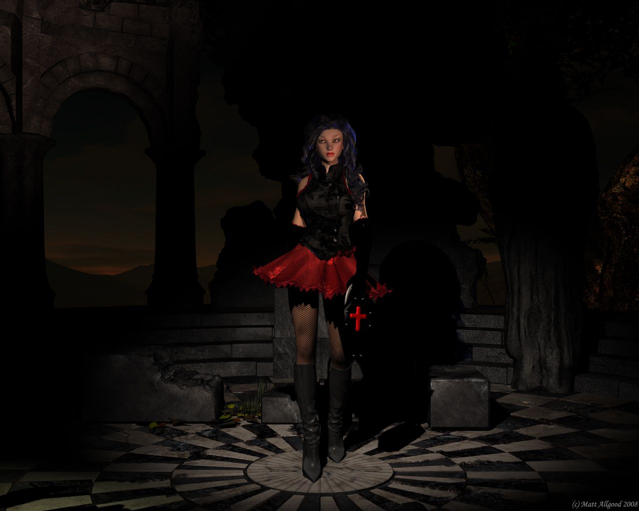 Free Halloween Wallpaper blog: Dark Angels Gothic
