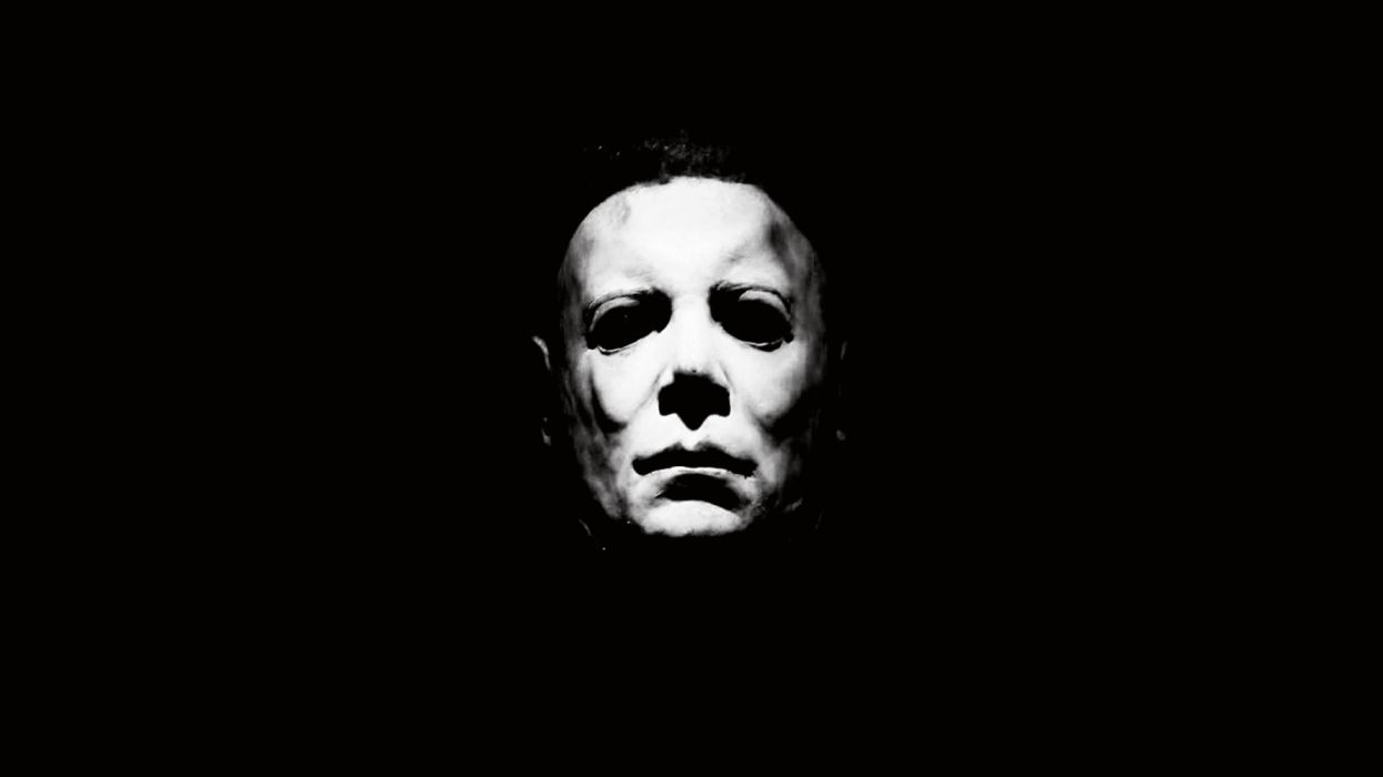 Black & White Halloween (1978) Michael Myers dark horror wallpaperx1080