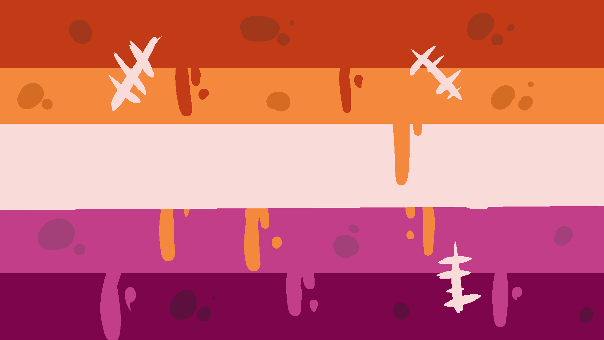 More halloween pride flags (not OC- found lgbt