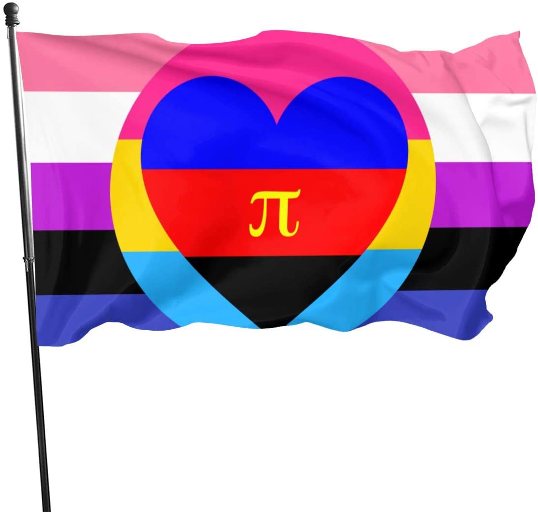 Amazon.com, DUANDUAN Genderfluid Pansexual Polyamory Pride Flag Themed Welcome Home House Garden Yard Decor 3 X 5 Ft Jumbo Large Huge Flag Party Outdoor Outside Decorations Ornament Picks, Patio, Lawn & Garden