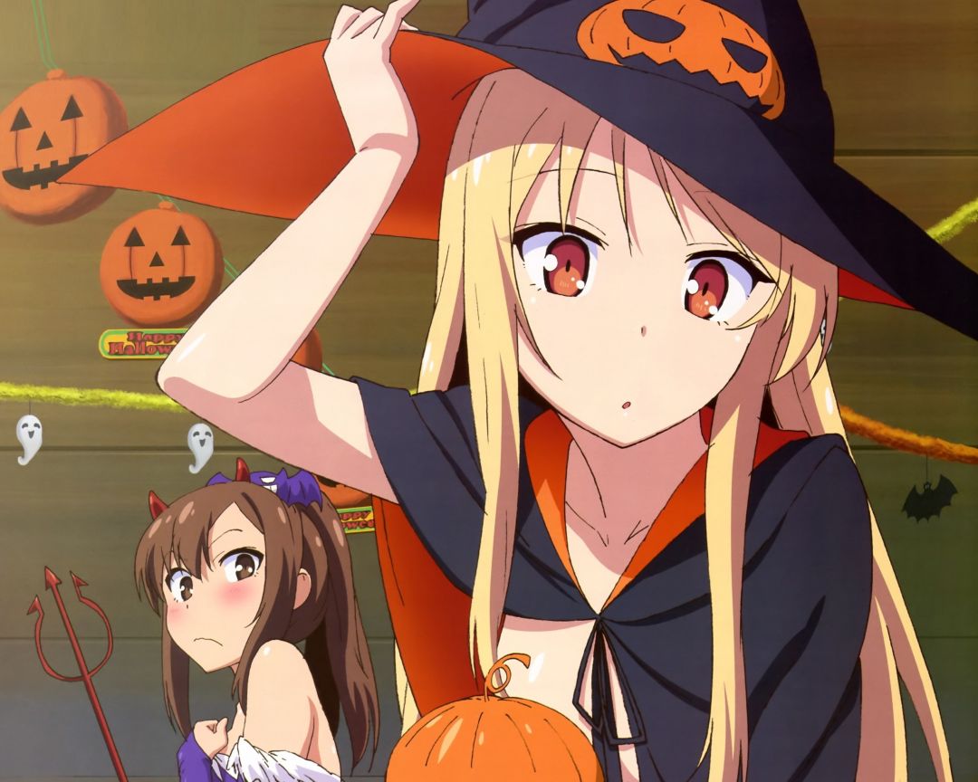 Anime halloween, iPhone, Desktop HD Background / Wallpaper (1080p, 4k) HD Wallpaper (Desktop Background / Android / iPhone) (1080p, 4k) (1080x864)