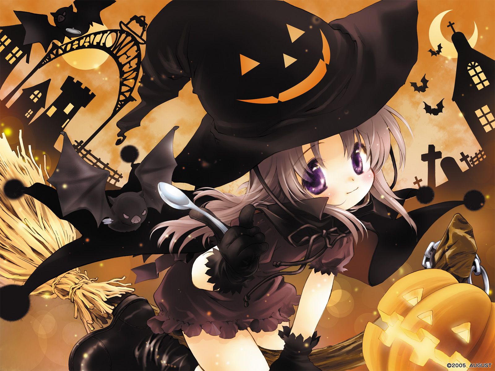 Halloween. Anime halloween, Anime, Anime witch