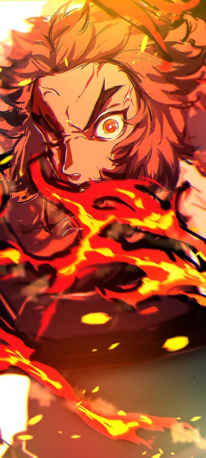 Kyojuro Rengoku Hashira 4K Phone iPhone Wallpaper #6231c