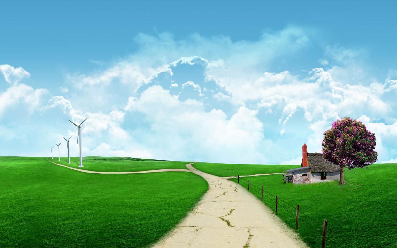 Gambar Pemandangan Padang Rumput Indah Wallpaper Hd 11. Landscape Wallpaper, Nature Background, Fantasy Landscape