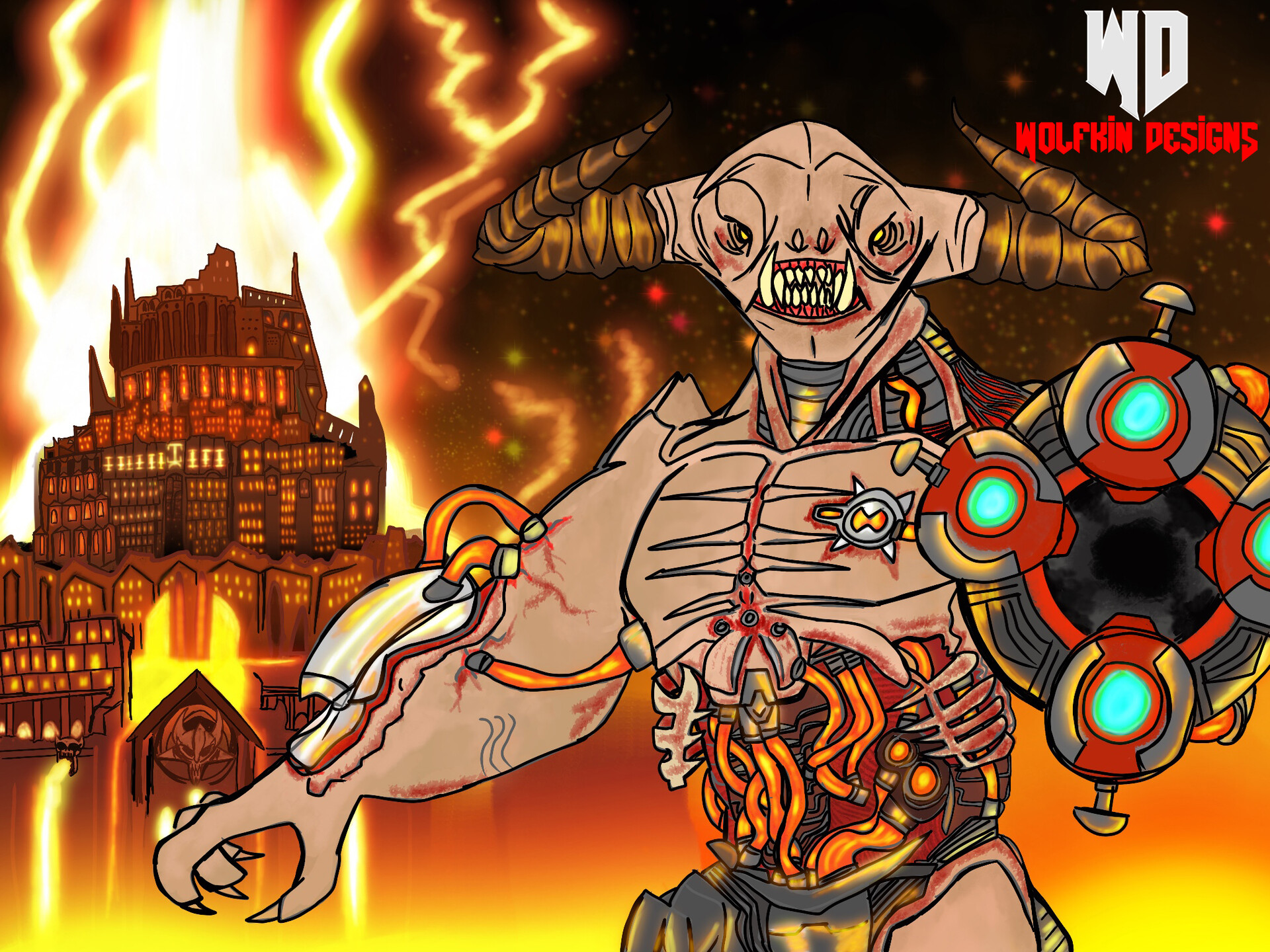 The Tyrant (Doom Eternal), Wolfkin Designs