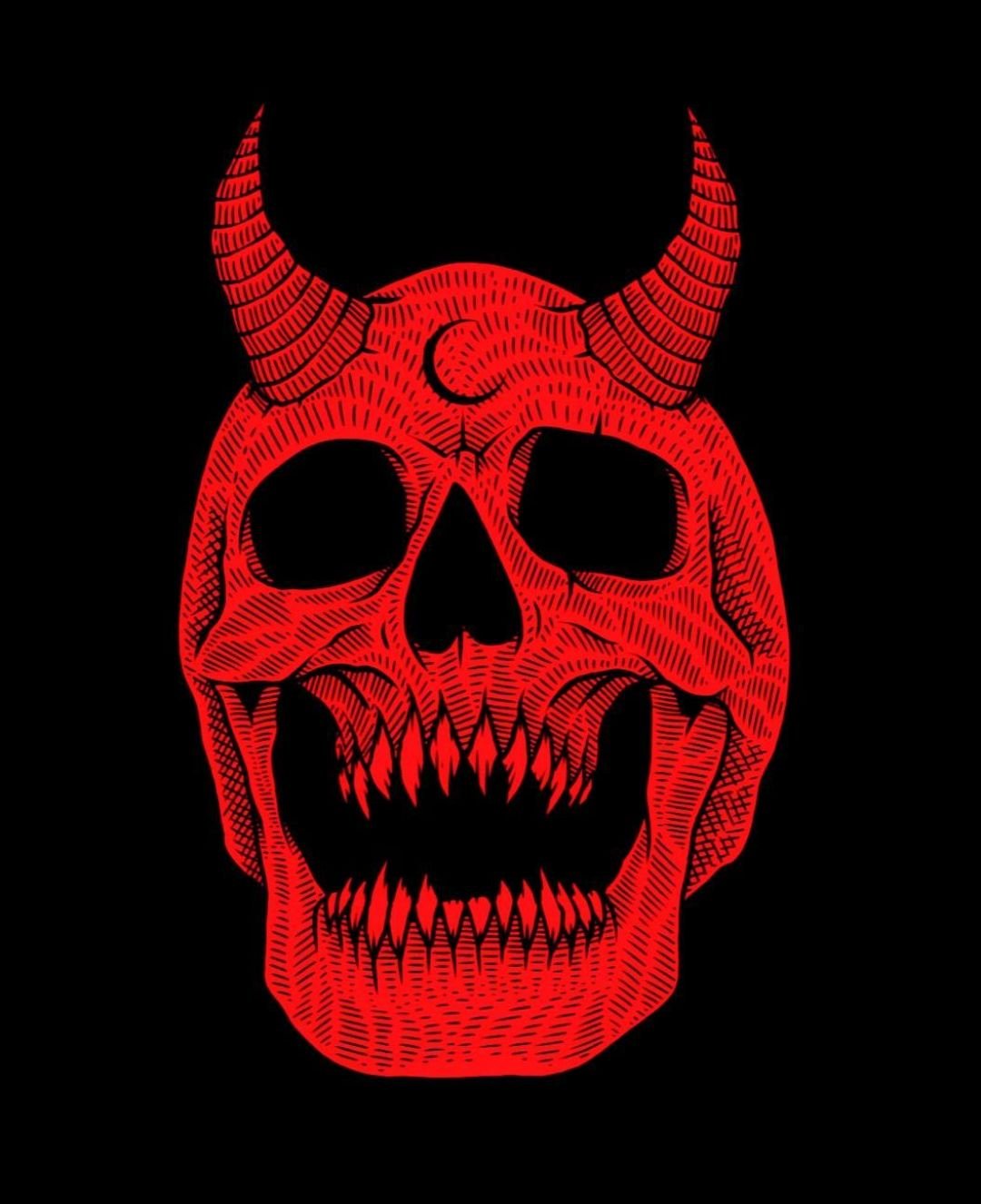 Red one skull. Skeletons in 2019. Red aesthetic, Satanic art / iPhone HD Wallpaper Background Download HD Wallpaper (Desktop Background / Android / iPhone) (1080p, 4k) (1080x1326) (2021)
