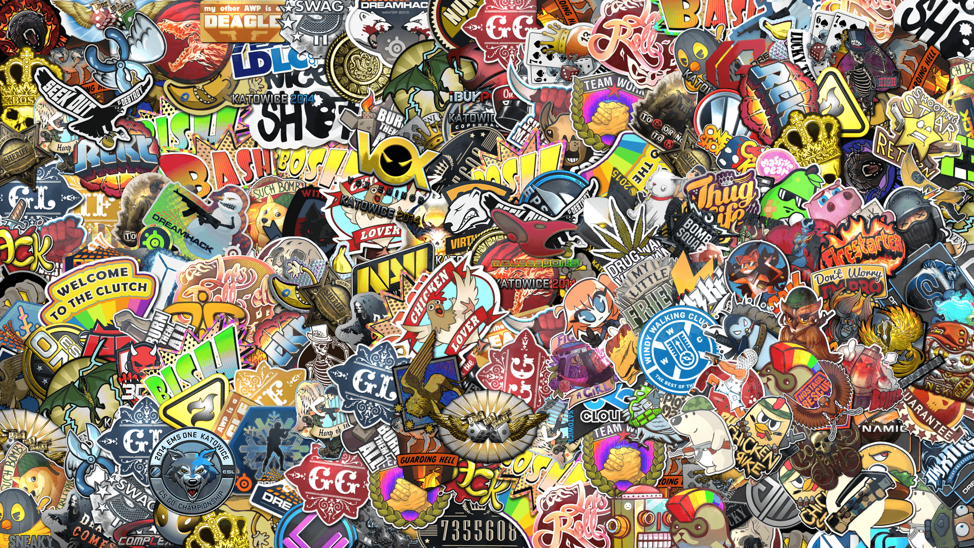 Stickers Wallpaper, HD Stickers Background on WallpaperBat