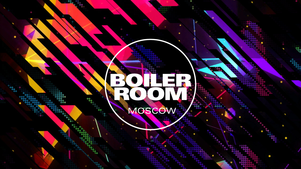 Boiler Room Moscow visuals
