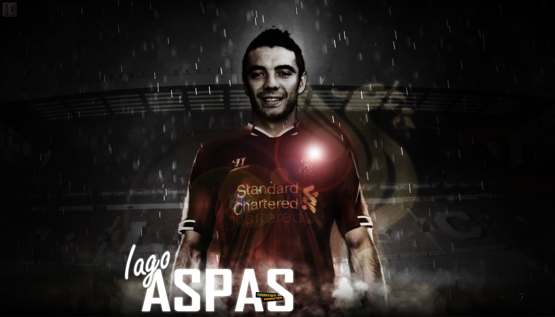 Iago Aspas. HD Football Wallpaper