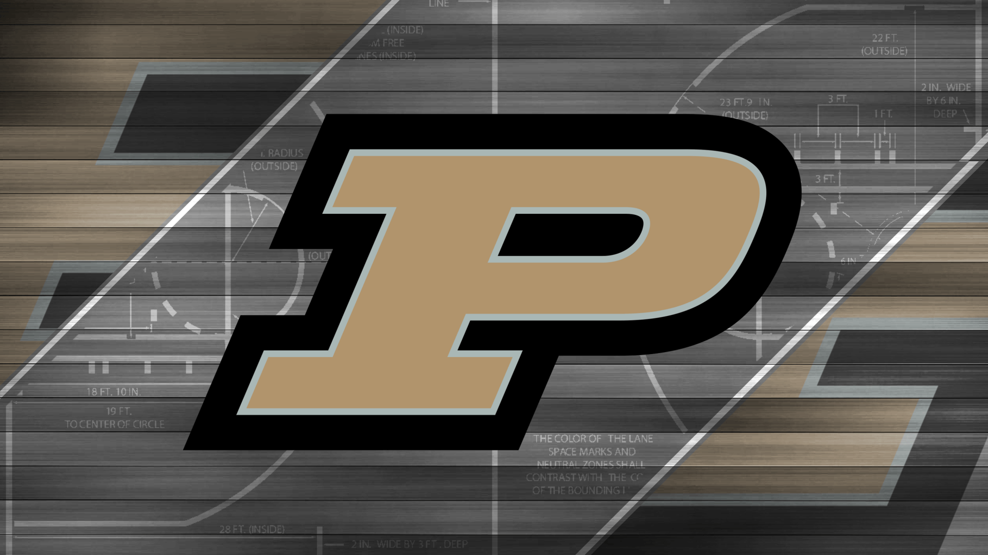 Download Gold Purdue University Logo With Checkered Backdrop Wallpaper   Wallpaperscom