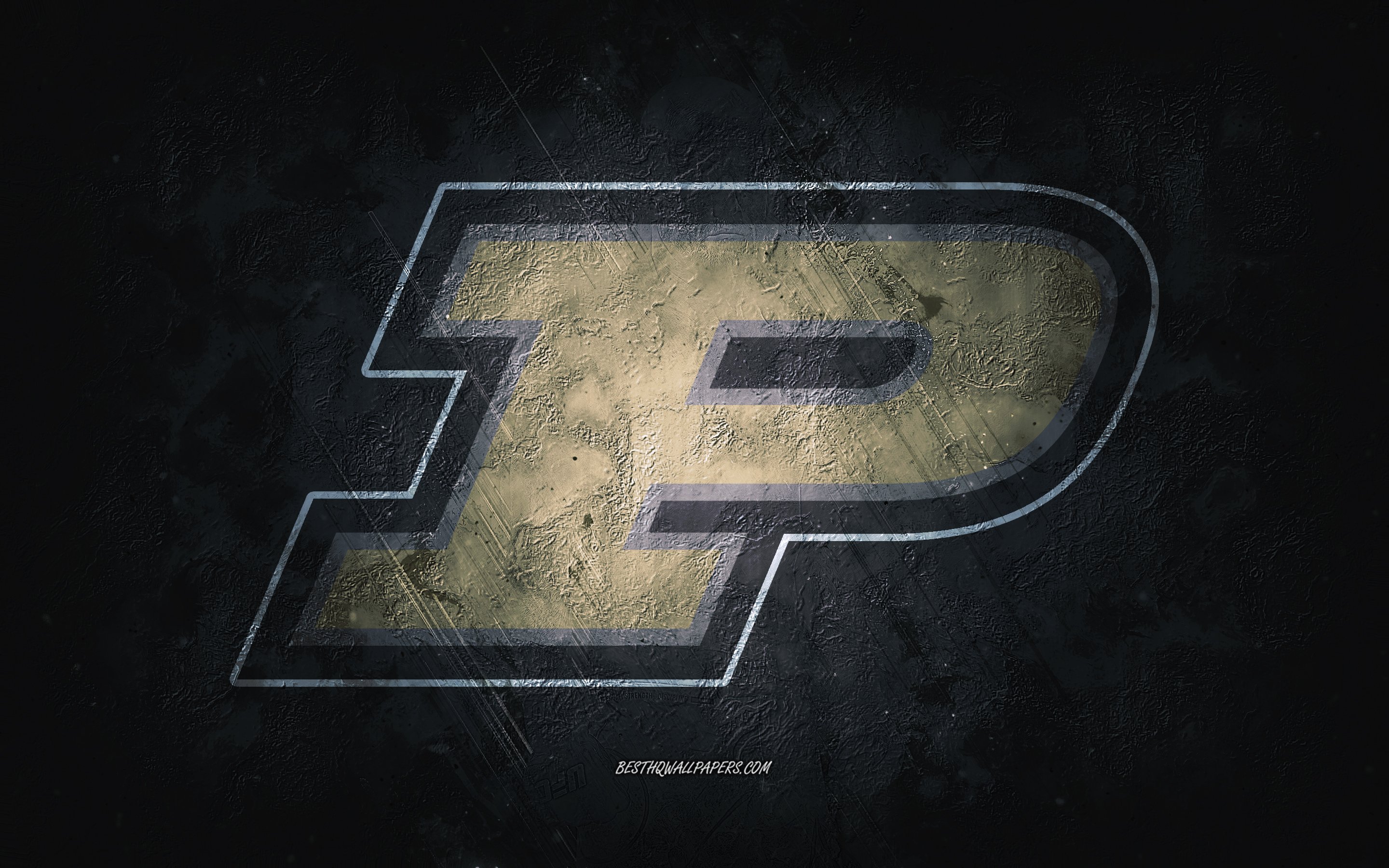 Download wallpaper Purdue Boilermakers, American football team, brown background, Purdue Boilermakers logo, grunge art, NCAA, American football, USA, Purdue Boilermakers emblem for desktop with resolution 2880x1800. High Quality HD picture wallpaper