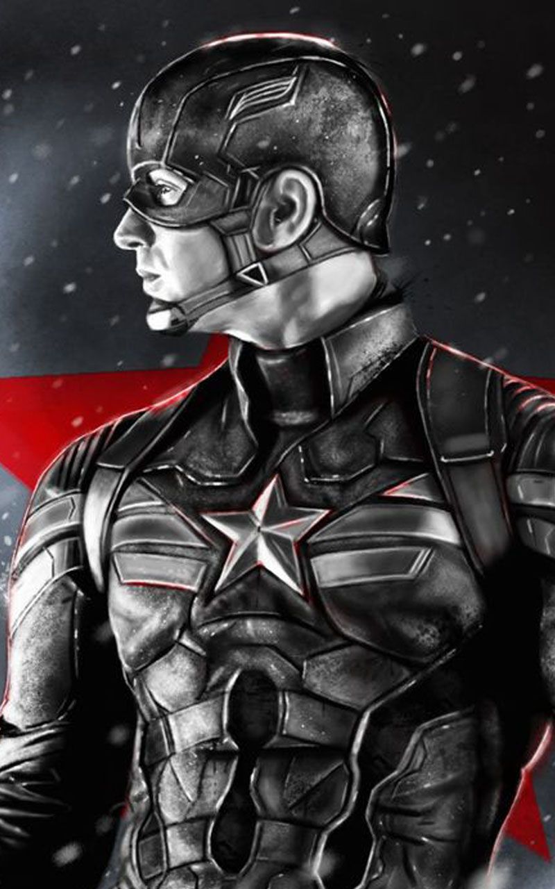 Captain America Winter Soldier Suit Drawing