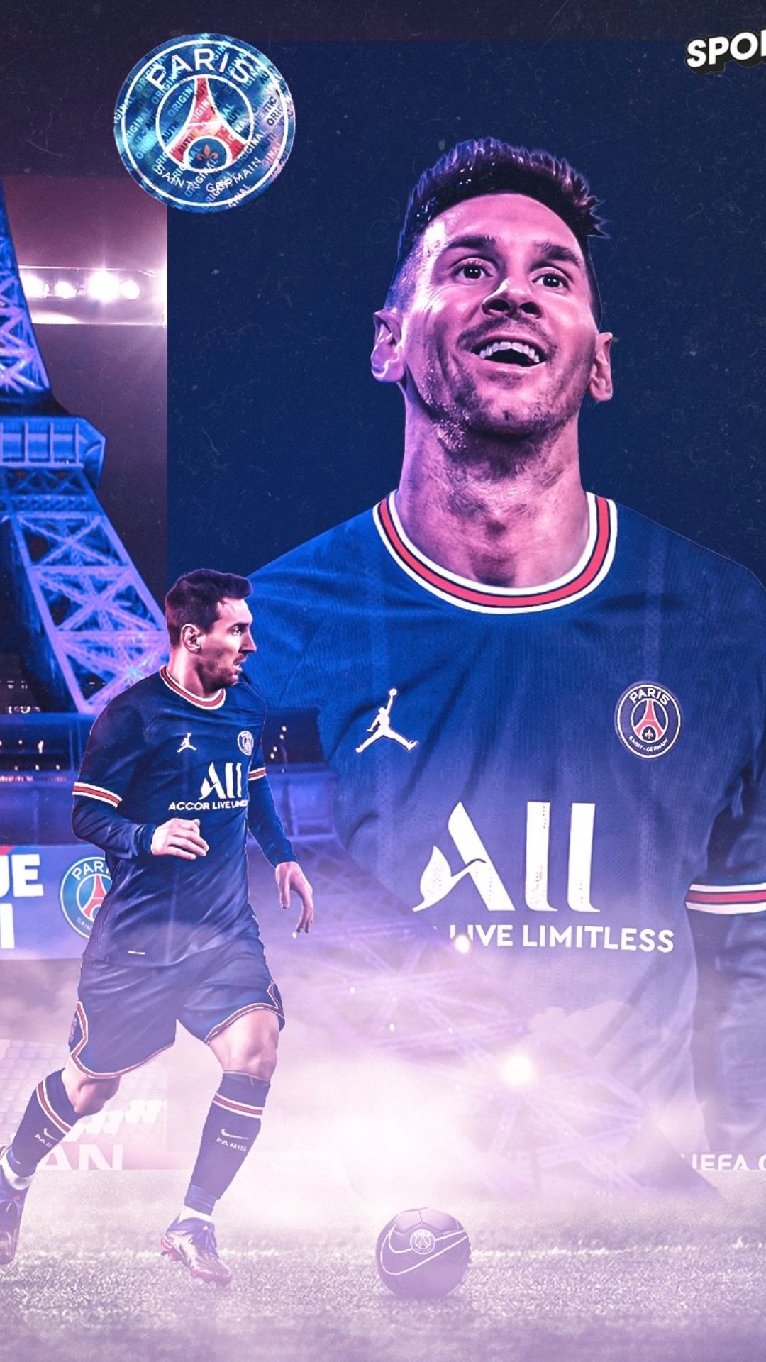 Lionel Messi PSG Wallpaper Download Free Download