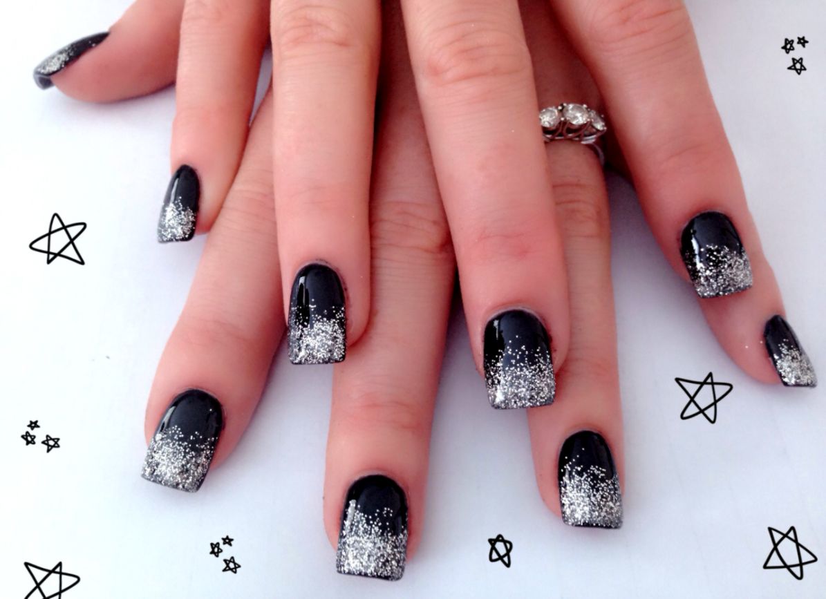 Black And Silver Nail Designs 7 Free HD Wallpaper Black And Silver Nail Ideas