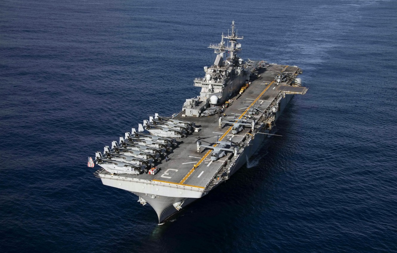 Wallpaper USS Kearsarge, LHD 3, Wasp Class Amphibious Assault Ship Image For Desktop, Section оружие