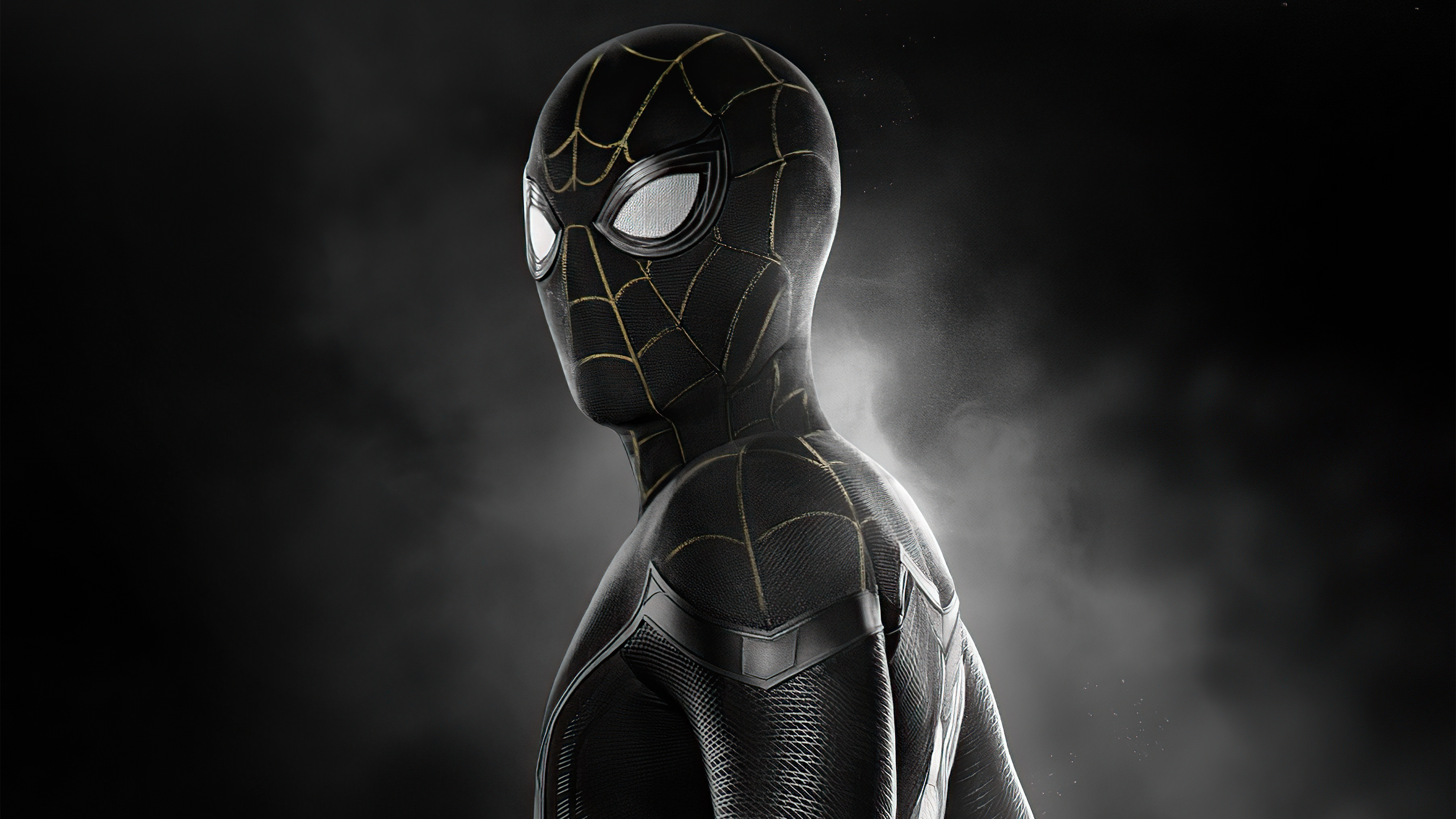 Spider Man No Way Home Black Gold Suit 4k, HD Movies, 4k Wallpaper, Image, Background, Photo and Picture