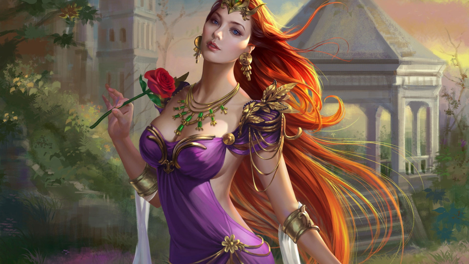 Fantasy girl wallpaper, fantasy art, women, artwork, long hair, people • Wallpaper For You HD Wallpaper For Desktop & Mobile