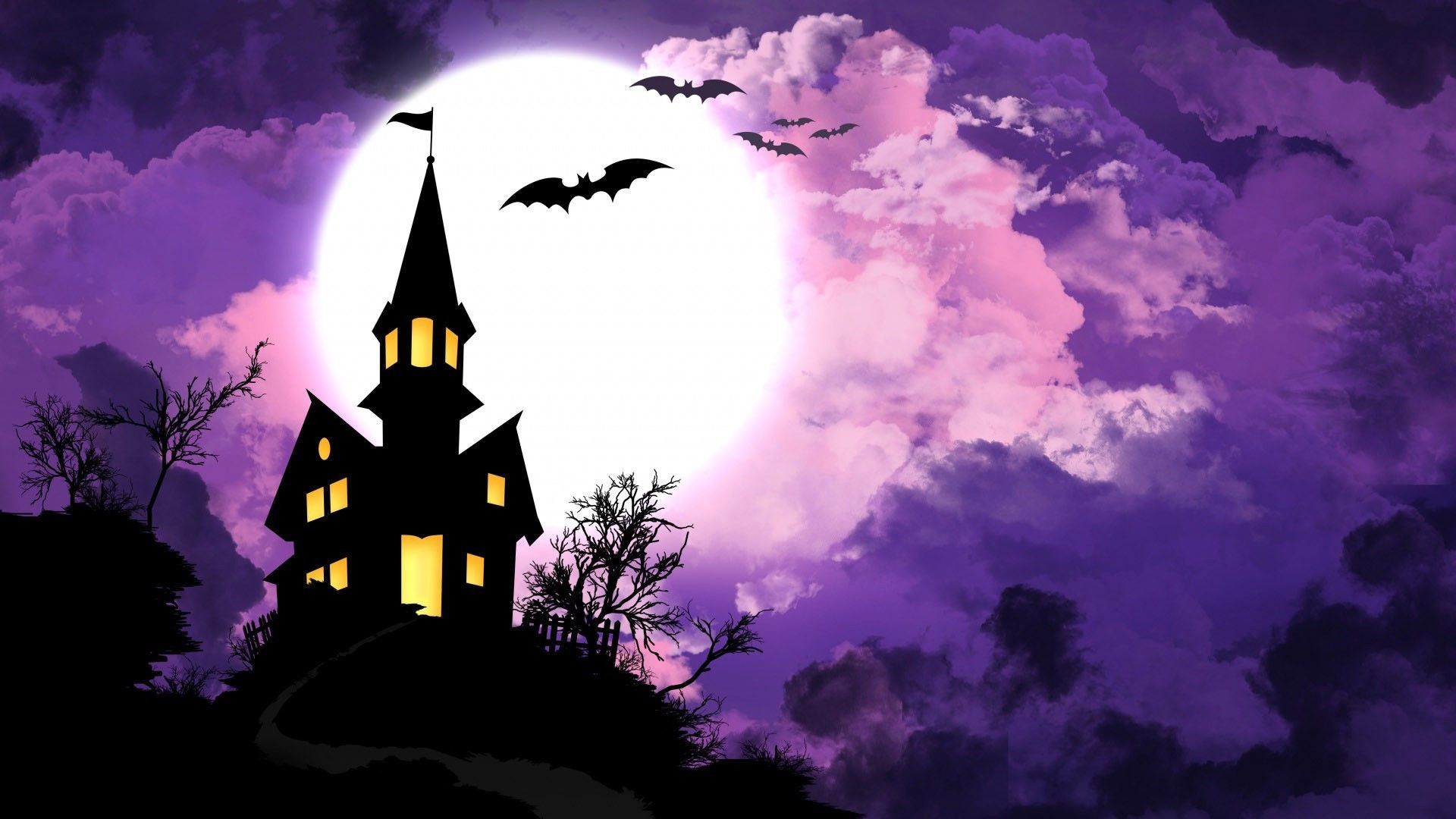 Free download 55 Purple Halloween Wallpaper Download [1920x1080] for your Desktop, Mobile & Tablet. Explore Halloween Background Wallpaper. Free Halloween Wallpaper, Halloween Desktop Wallpaper, Animated Halloween Wallpaper