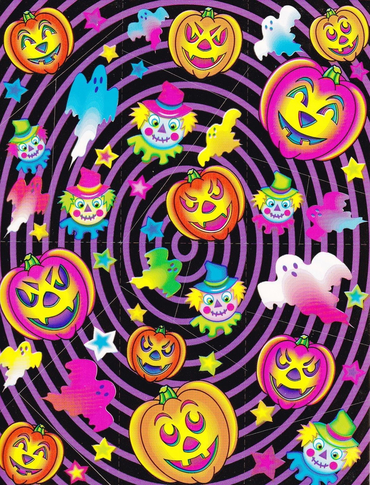 Vintage Lisa Frank Stickers Halloween S196. Lisa frank stickers, Lisa frank, Halloween stickers