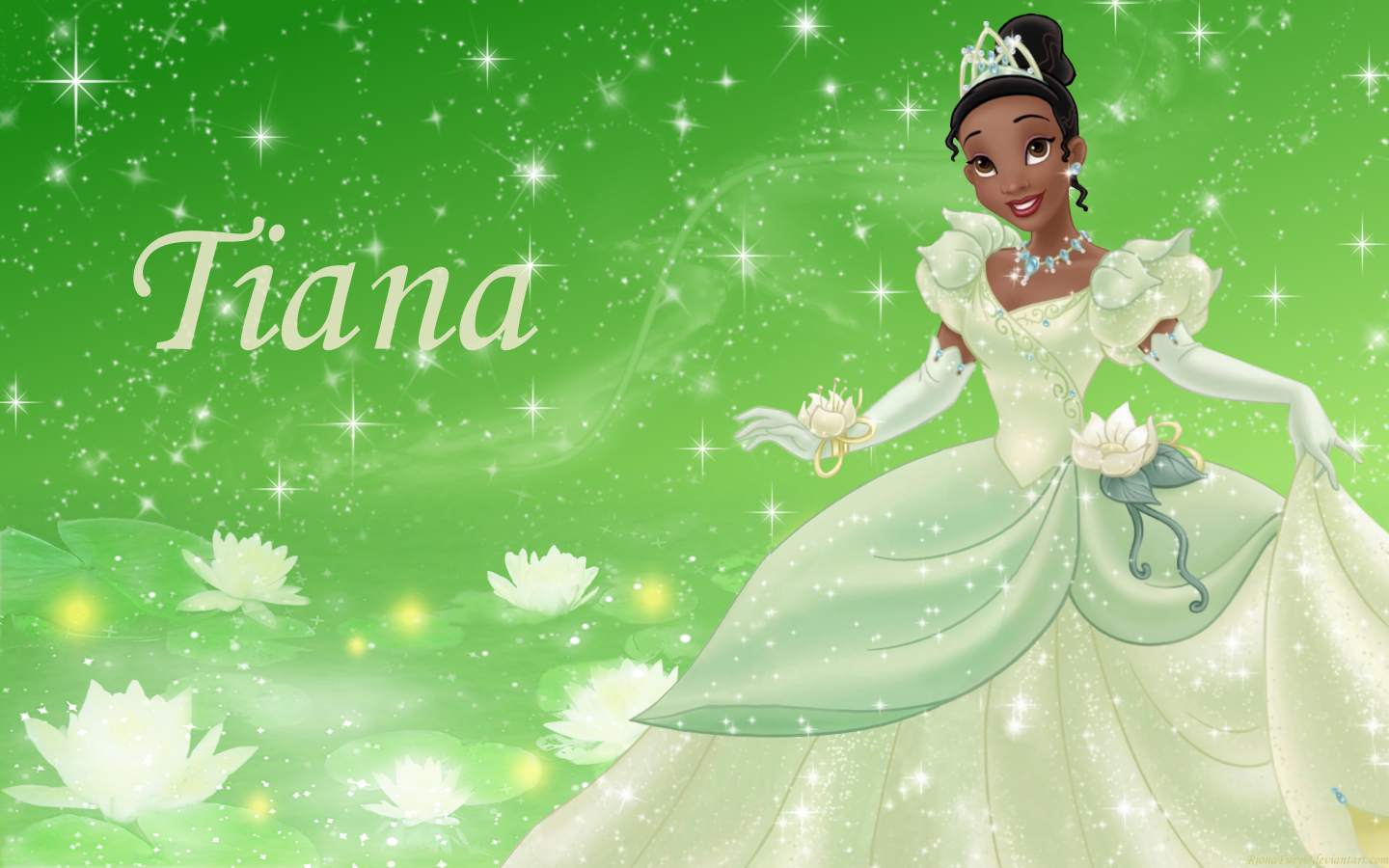 Free download The Princess and the Frog Princess Tiana Cartoon HD Wallpaper...