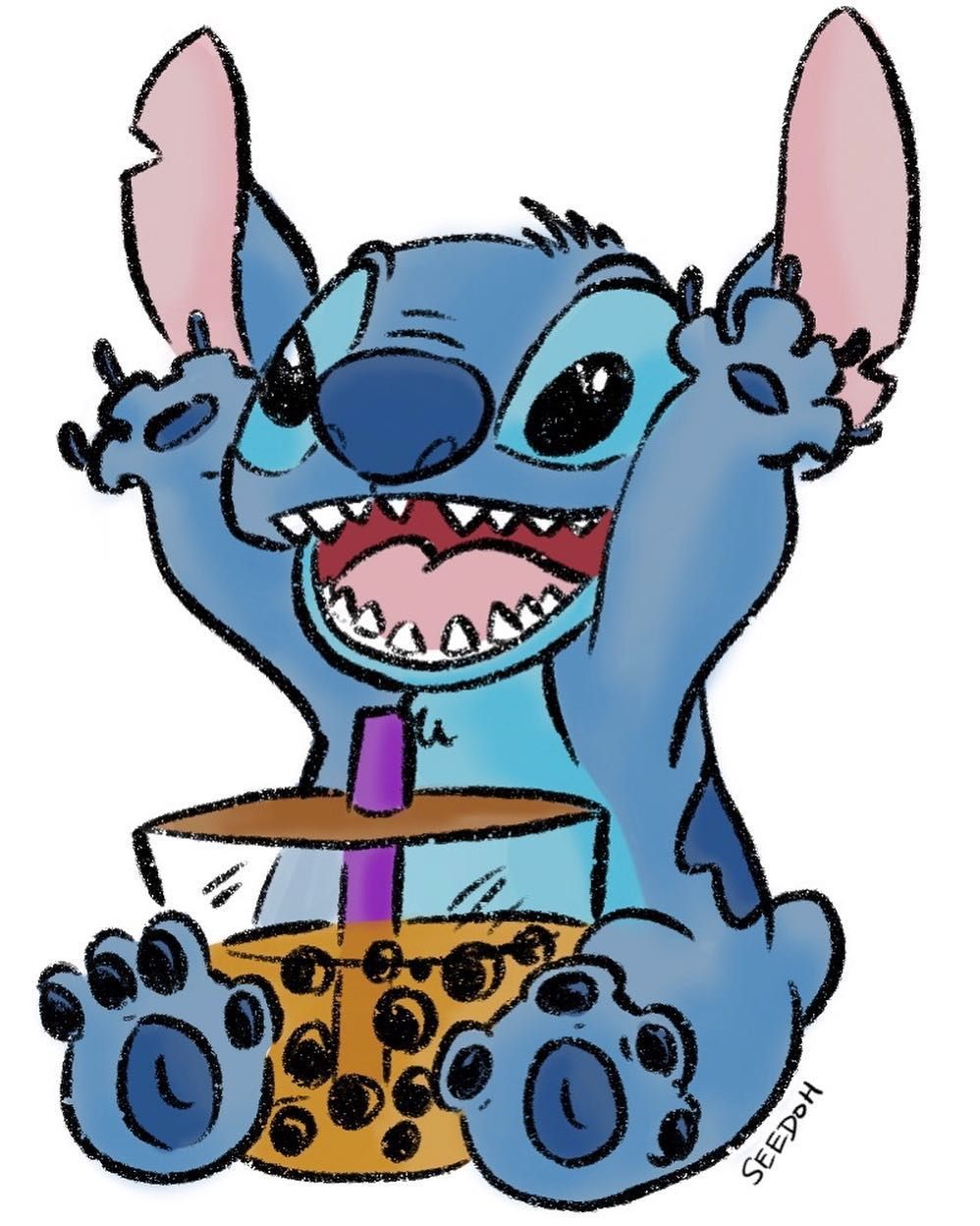 Stich With Boba Wallpapers Wallpaper Cave