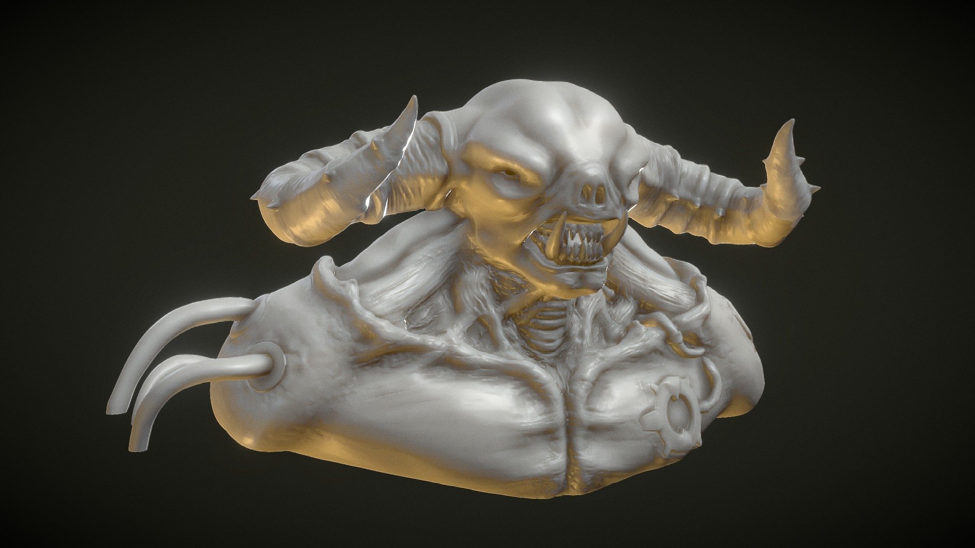 Tyrant Sculpt (Doom Eternal Fanart) Free 3D model by Sigil0fSaturn [be2eaed]
