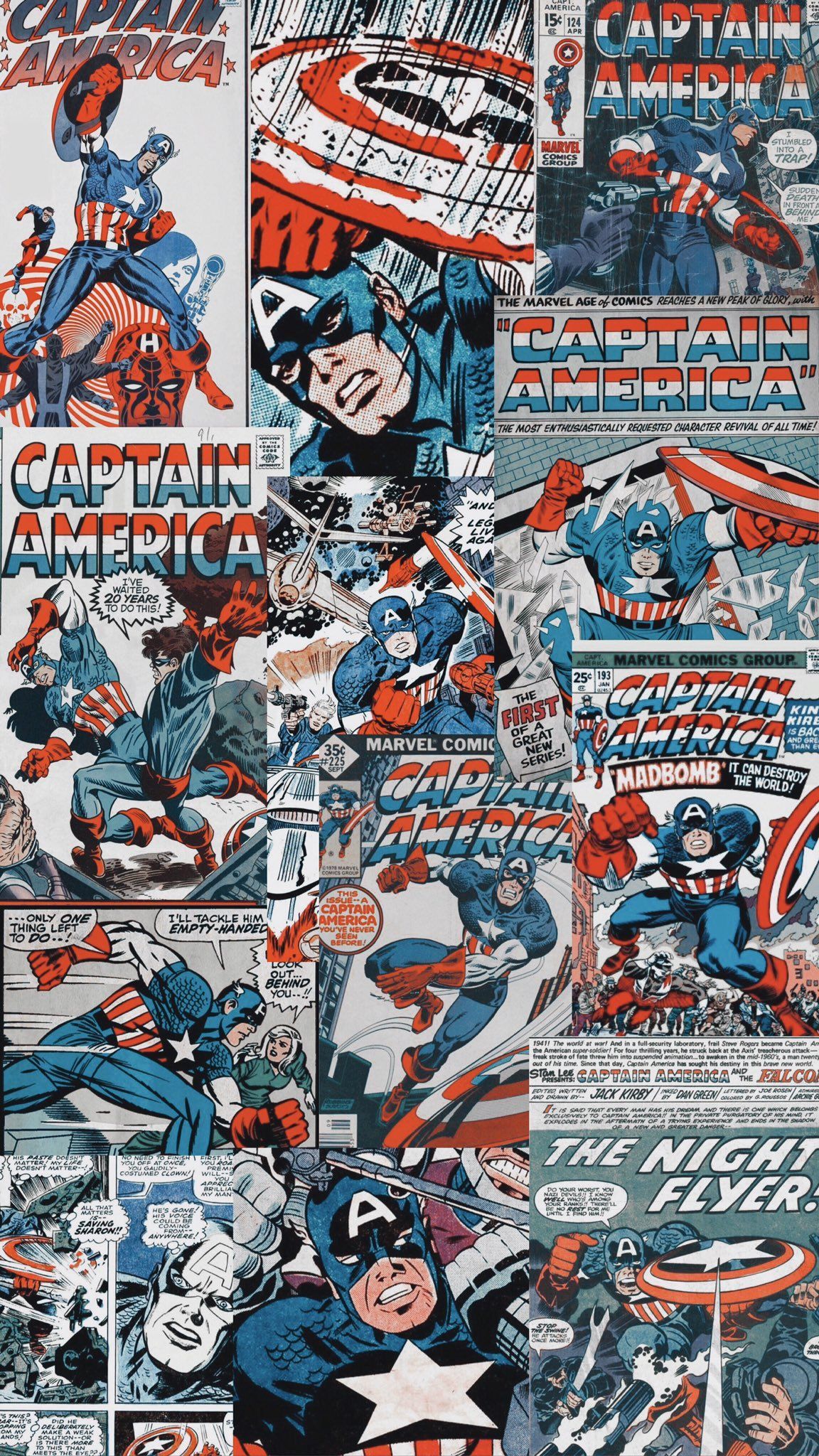 Retro Captain America Wallpaper Free Retro Captain America Background