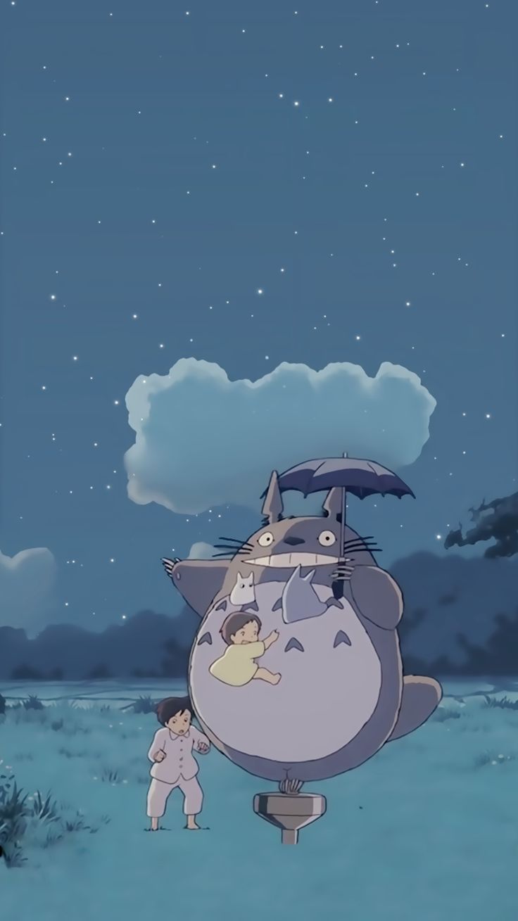 지브리 이웃집 토토로 핸드폰 배경화면, 네이버 블로그. Ghibli artwork, Studio ghibli background, Anime wallpaper