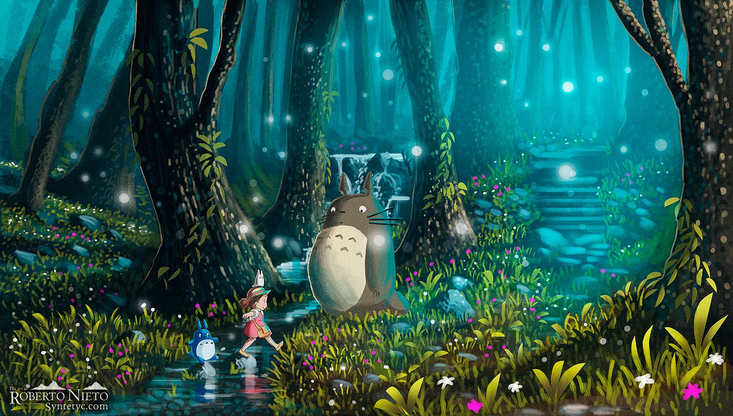 A selection of Totoro background / wallpaper in HD