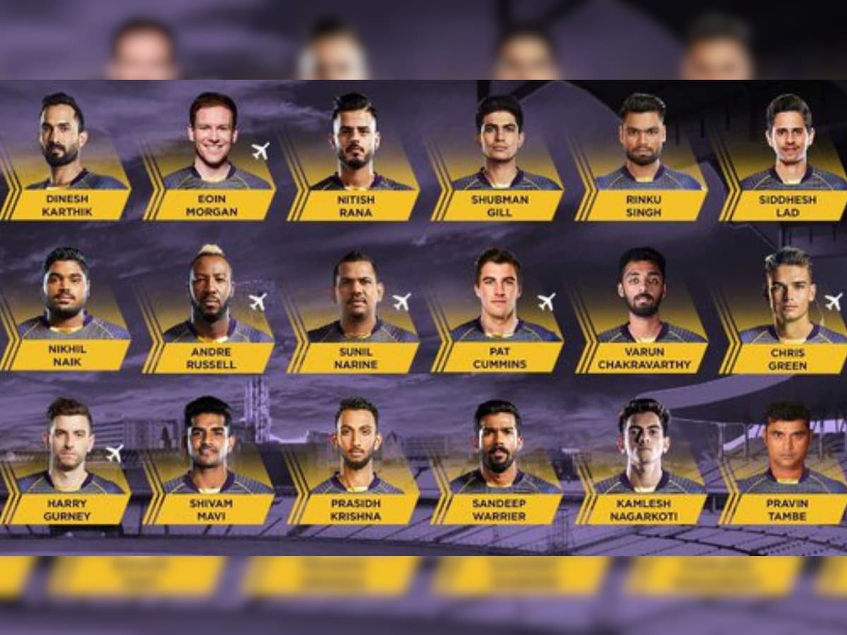 IPL 2020 KKR Squad: Kolkta Knight Riders Full Player List