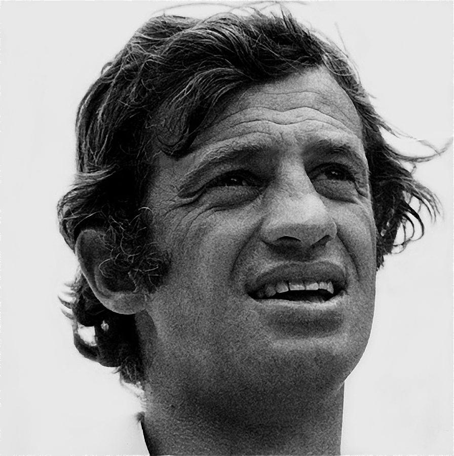 Jean Paul Belmondo portrait old tucson az 1969 Photograph by David Lee Guss