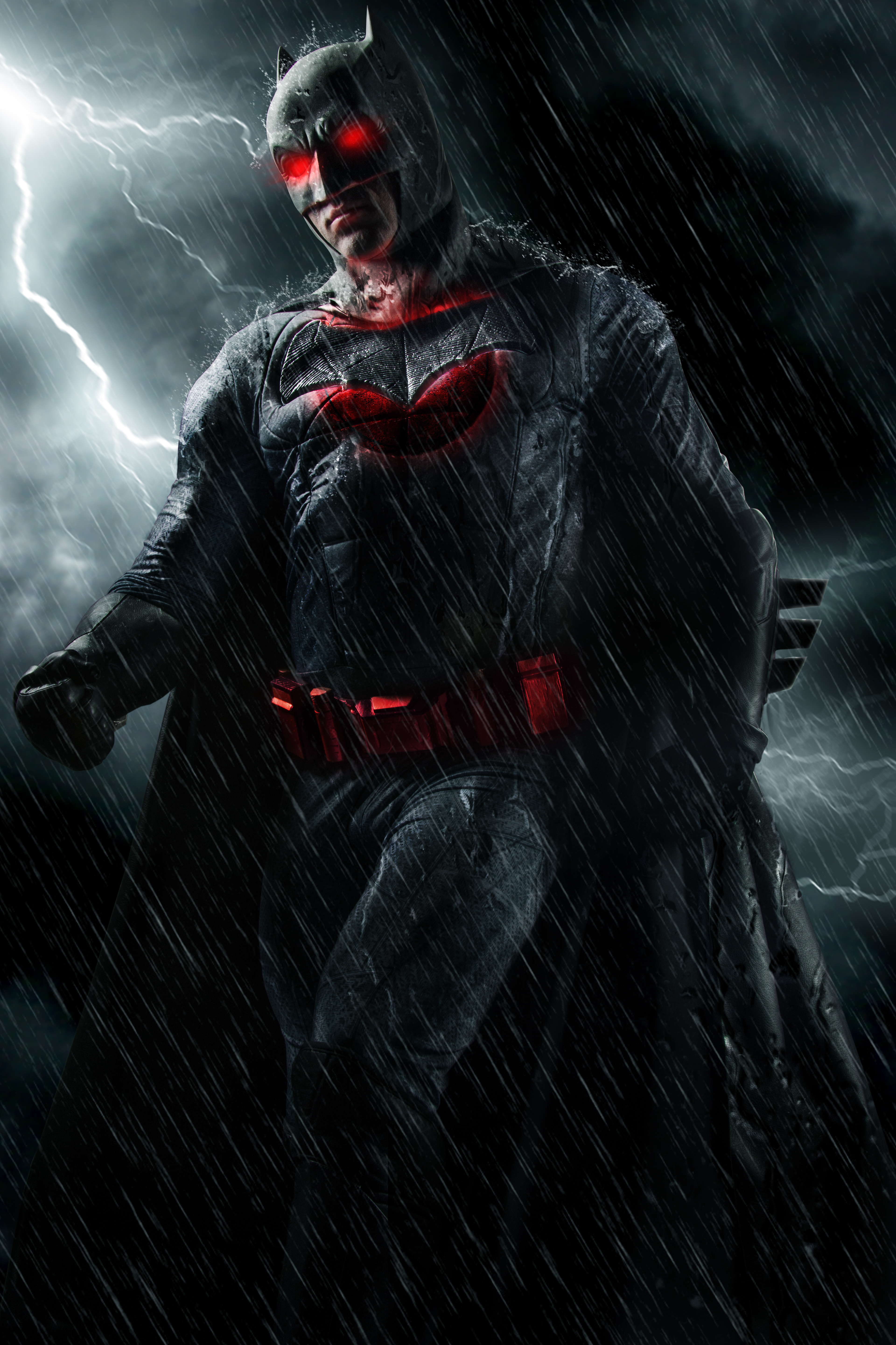 Batman Wallpaper 4K, DC Superheroes, DC Comics, Dark, Cosplay, Graphics CGI