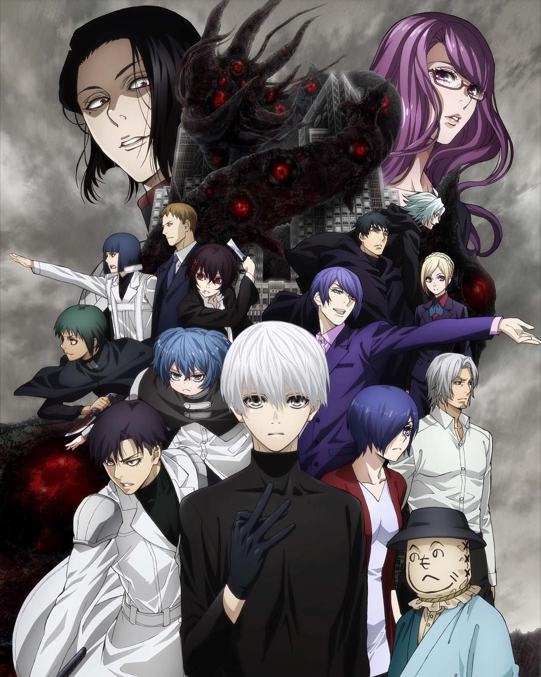 Oof ok so I was looking at the new Tokyo Ghoul re poster and I looked at Amon and. wth?? Is it just me o. Tokyo ghoul anime, Tokyo ghoul, Tokyo