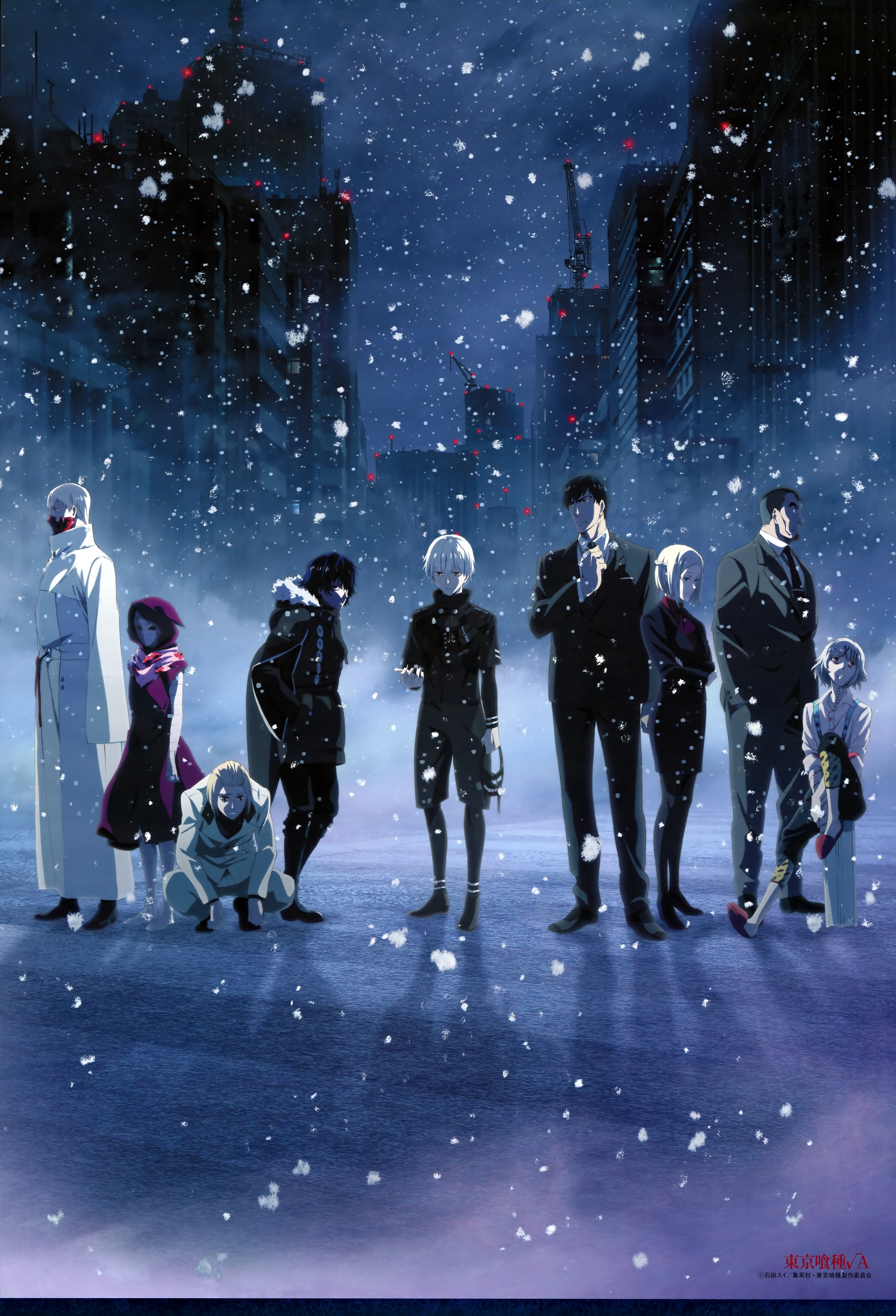 Wallpaper, Kaneki Ken, Tokyo Ghoul, poster, Suzuya Juuzou, Koutarou Amon, Mado Akira, Eto, Yukinori Shinohara, Tatara, screenshot, computer wallpaper, album cover 4095x6012