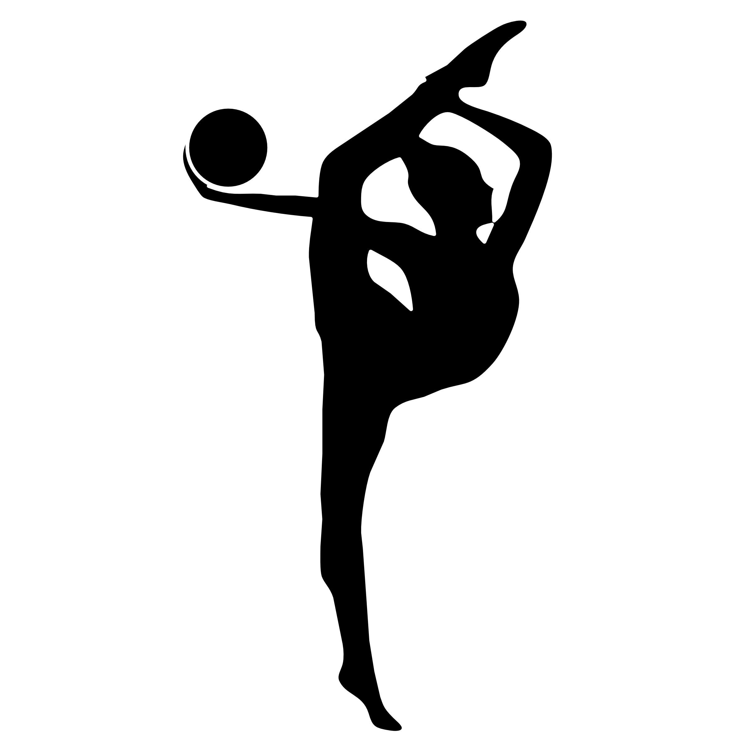 Free Gymnast Silhouette Png, Download Free Gymnast Silhouette Png png image, Free ClipArts on Clipart Library