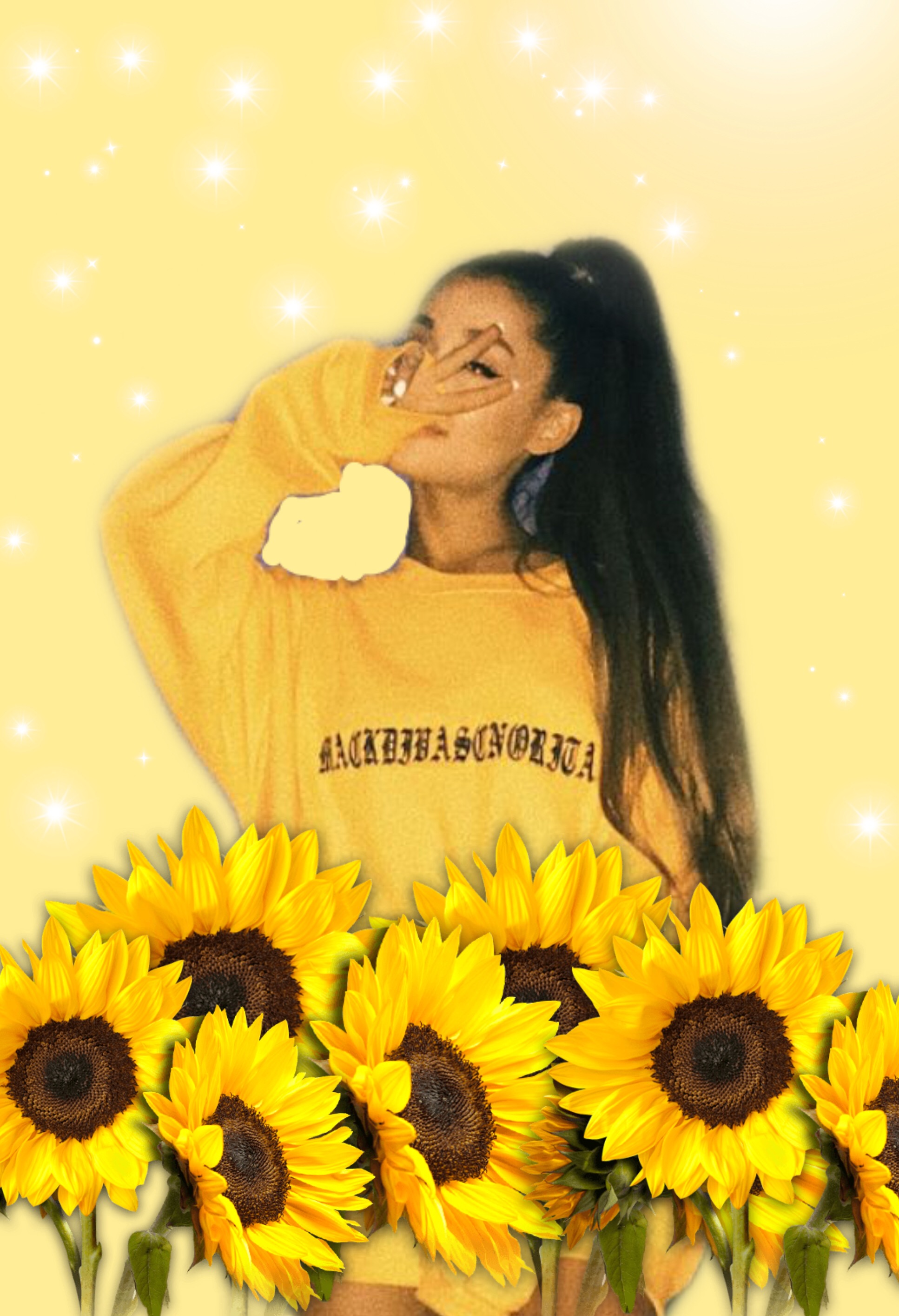 Ariana Grande yellow iPhone wallpaper Image by Chloe♡