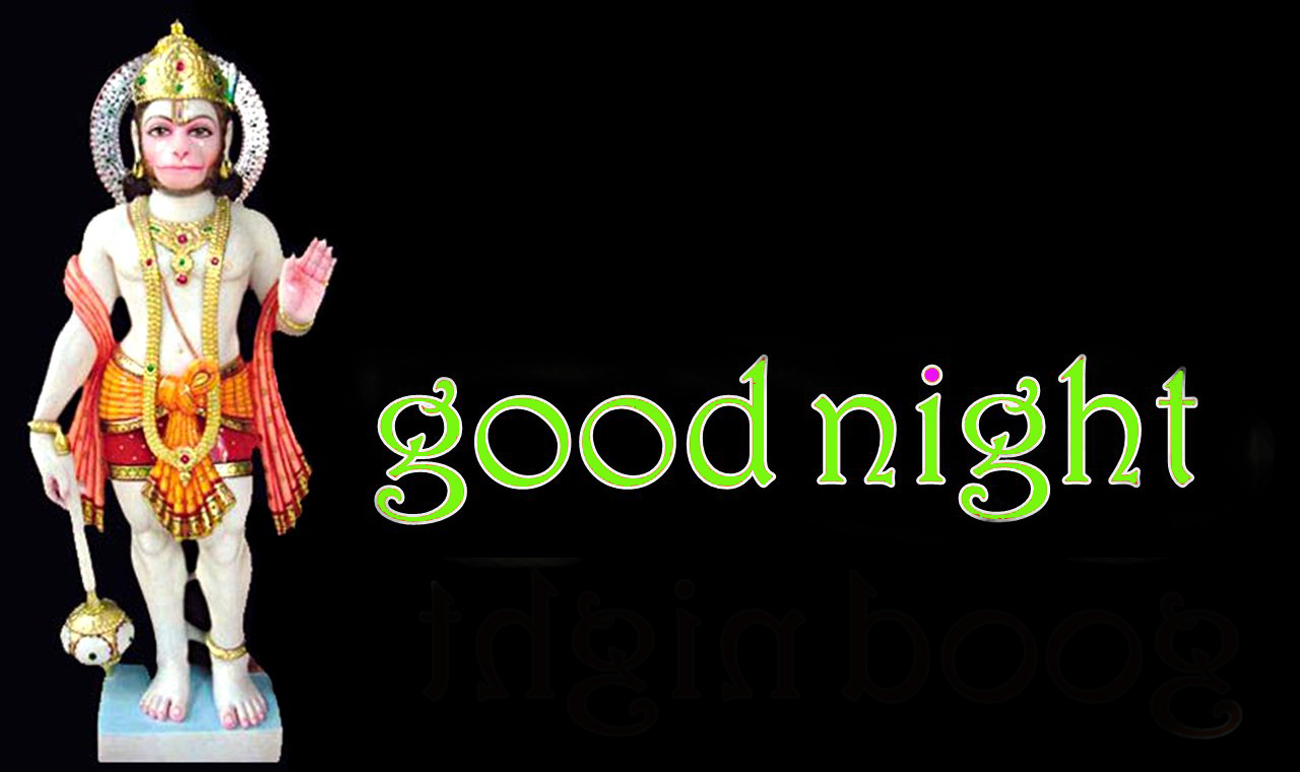 Good Night Quotes With Hindu God Hanumanji HD Wallpaper Black Twilight 2