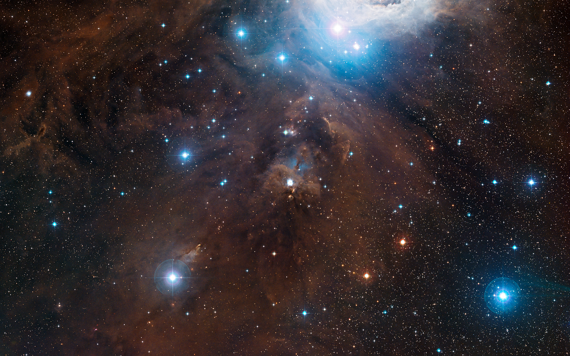 Wide Field View Of Part Of Orion In Visible Light (wallpaper)