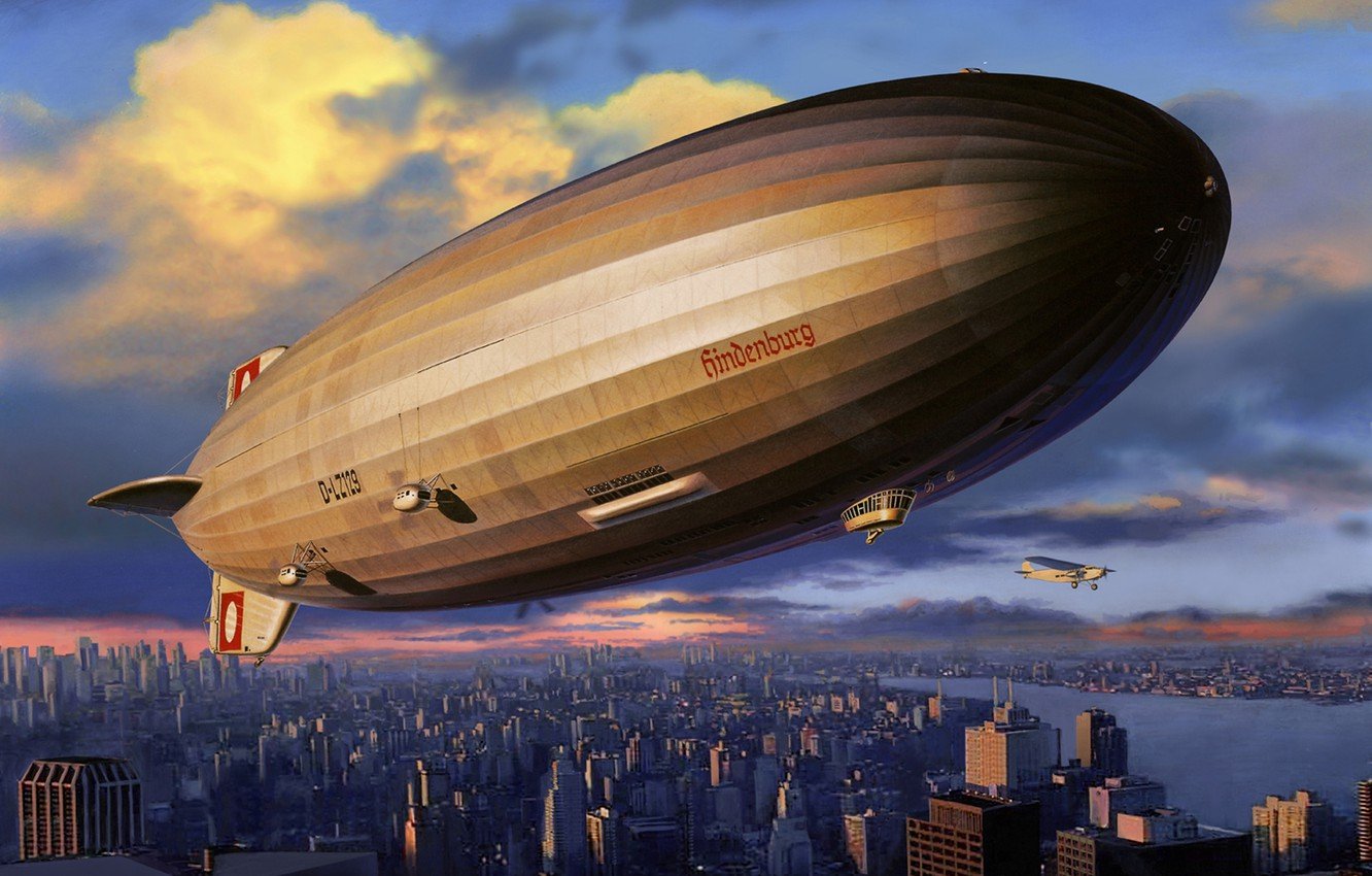 Wallpaper Germany, The airship, The Hindenburg, LZ - for desktop, section авиация
