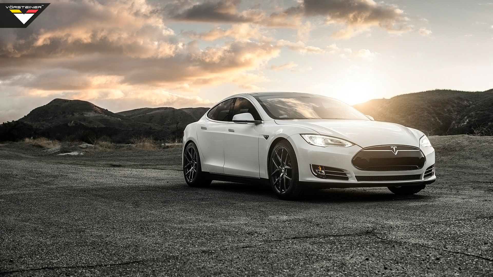 Vorsteiner Tesla Model S P85 Wallpaper. HD Car Wallpaper