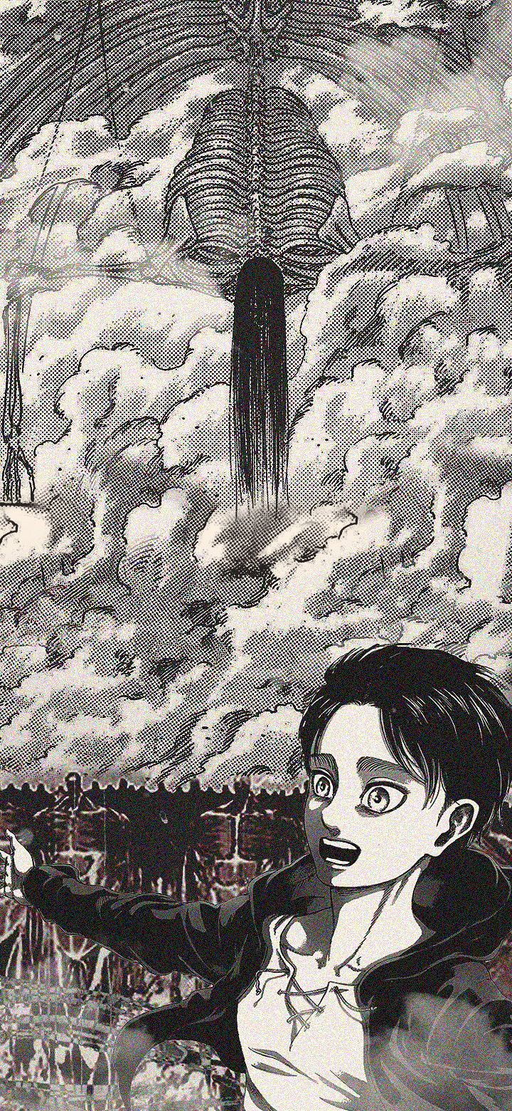 Freedom Eren Manga Wallpaper // Twitter @Itechz_