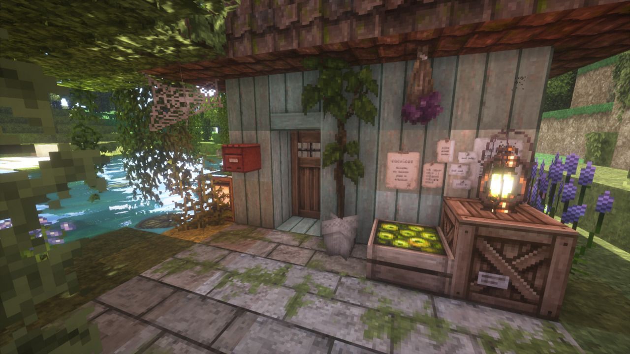 Lovely Small Cottage HD Cottagecore Wallpaper