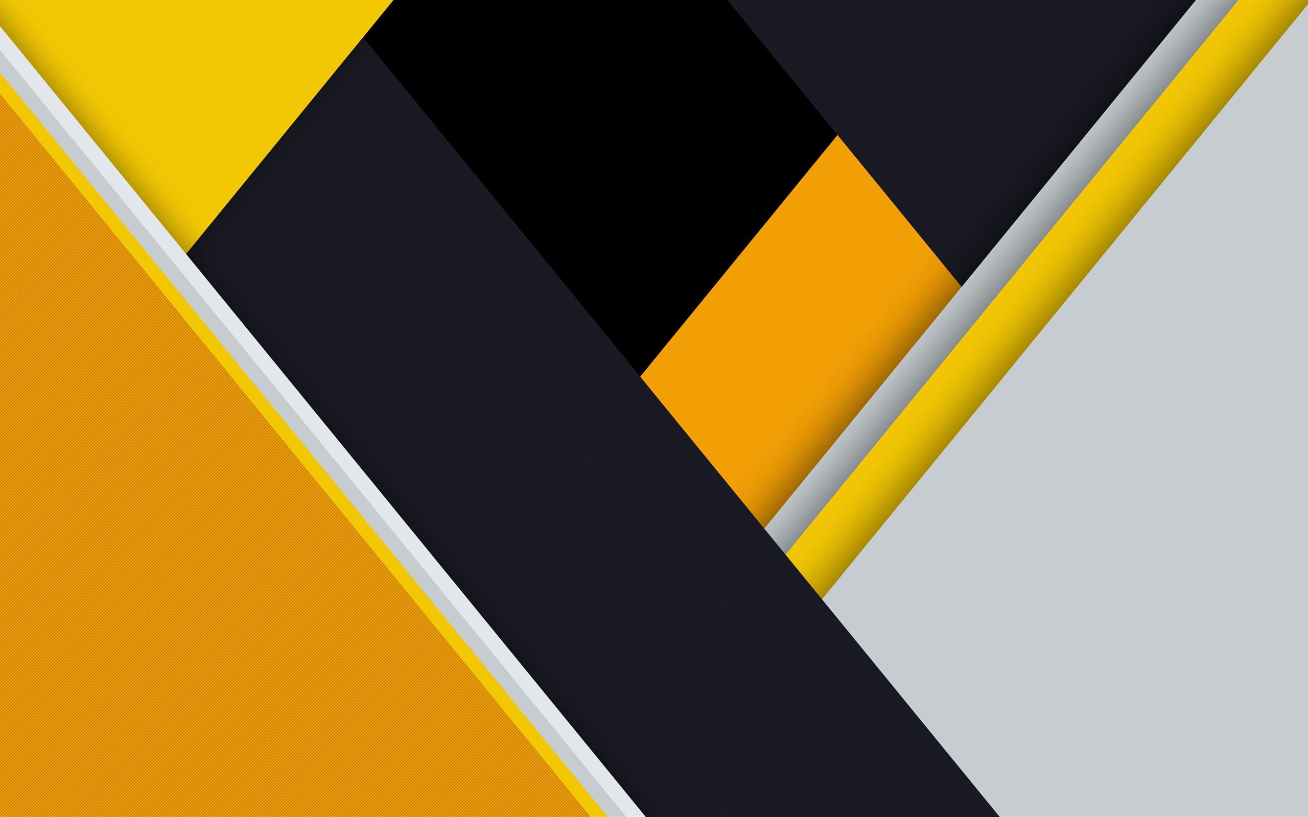 yellow material design abstract 8k MacBook Pro Wallpaper Download