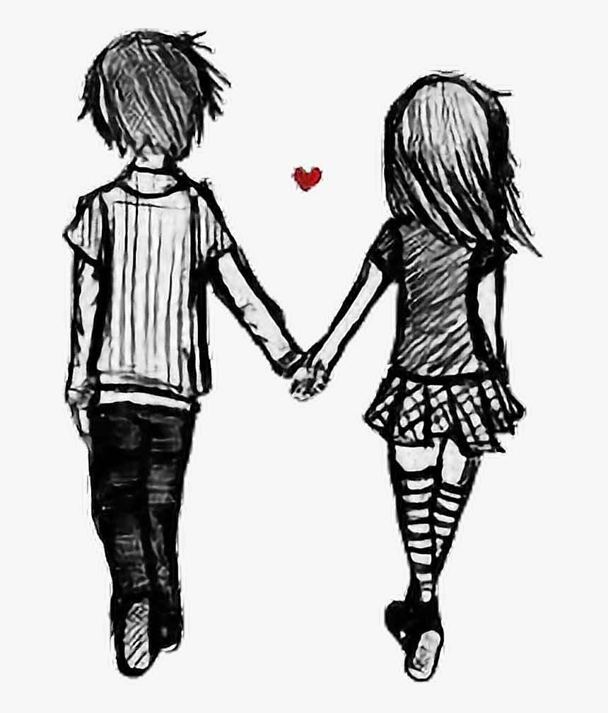 gf wallpaper hd, friendship, gesture, holding hands, drawing, sketch, interaction, human, black and white, child, line art